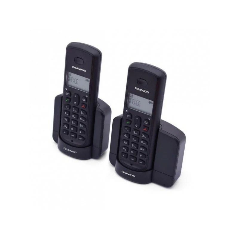 Teléfono dect duo DAEWOO DTD-1350 negro