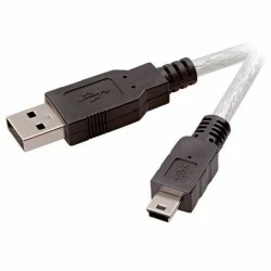 Asistir Medicina Forense flota Cable VIVANCO USB 2,0USB b MINI1,8 45231