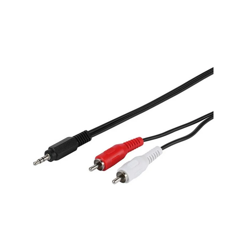 Cable jack 3,5 - 2 rca 1,5 m.
