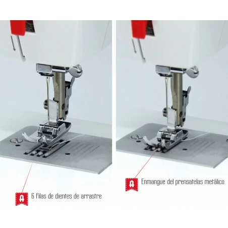 Máquina coser ALFA BASIC720