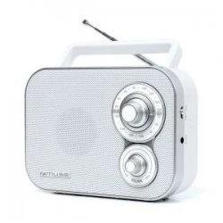 Radio portátil muse M-051 rw blanco